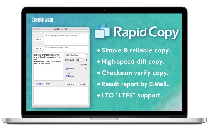 Screenshot #1 pour RapidCopy