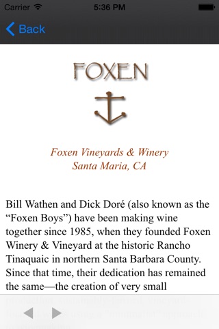 Foxen Winery screenshot 3