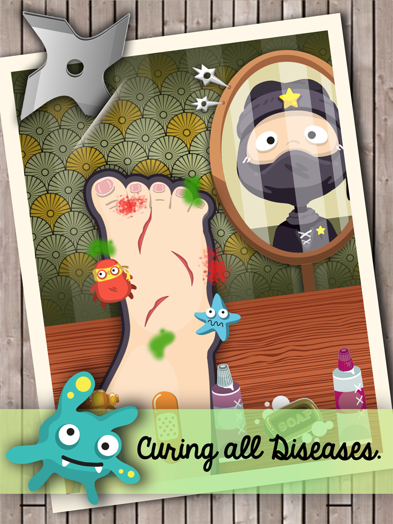 ` Baby Ninja Little Foot Doctor ` run health surgery makeover, kids games screenshot 4