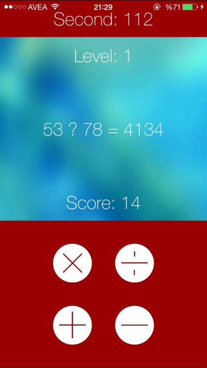 Math Four Operations Education