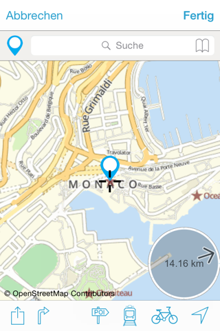 Nice and Monaco Compass : Offline Map screenshot 2