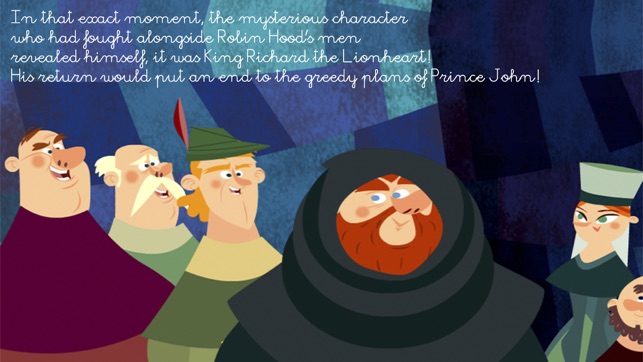 Robin Hood - Free book for kids!(圖2)-速報App