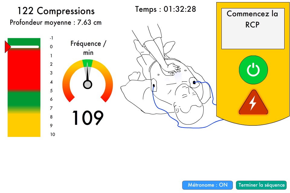 Massage cardiaque et DSA screenshot 3