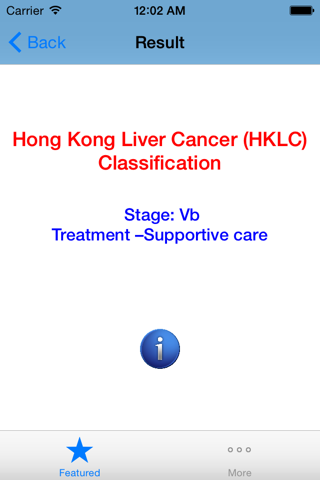 Hong Kong Liver Cancer (HKLC) Staging System screenshot 2