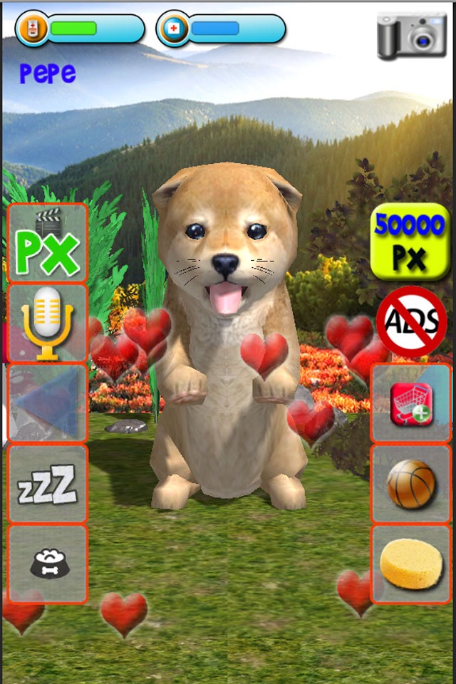 Talking Puppies, virtual pets to care, your virtual pet doggie to take care and play screenshot 3
