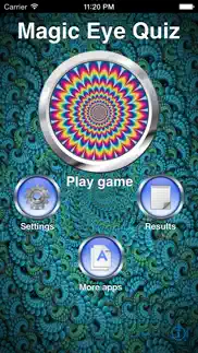 magic eye stereogram quiz iphone screenshot 1