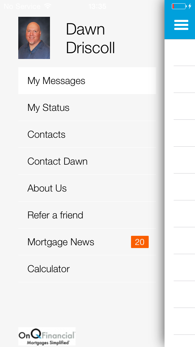 Screenshot #1 pour OnQ Mobile Mortgage
