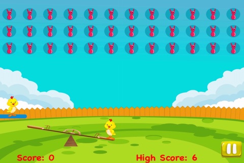 An Easter Chicken Seesaw for Kids - Awesome Marshmallow Peep Catch screenshot 2