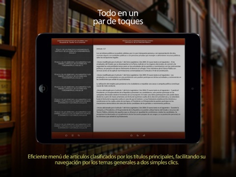 Screenshot #4 pour iLey CO - Constitución y Códigos de Colombia