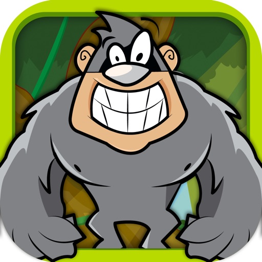 Run Fast Gorilla Run - Rollerblades Rider Dash Adventure FREE Icon
