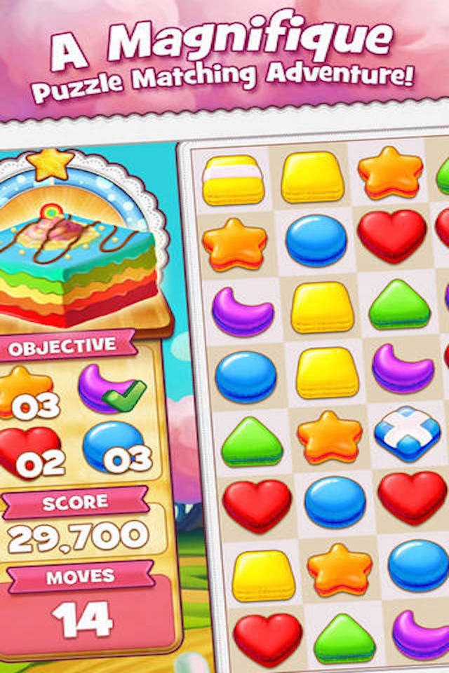 Cookie Cake Smash - 3 match puzzle game screenshot 3