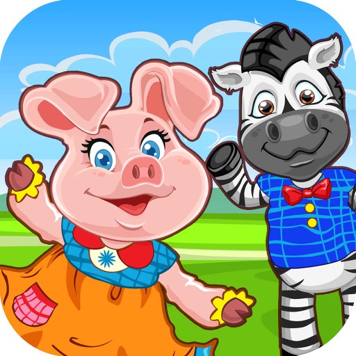 Kids Zoo Puzzle Learning Games - my endless pre-school & alphabet home play games for toddlers app icon