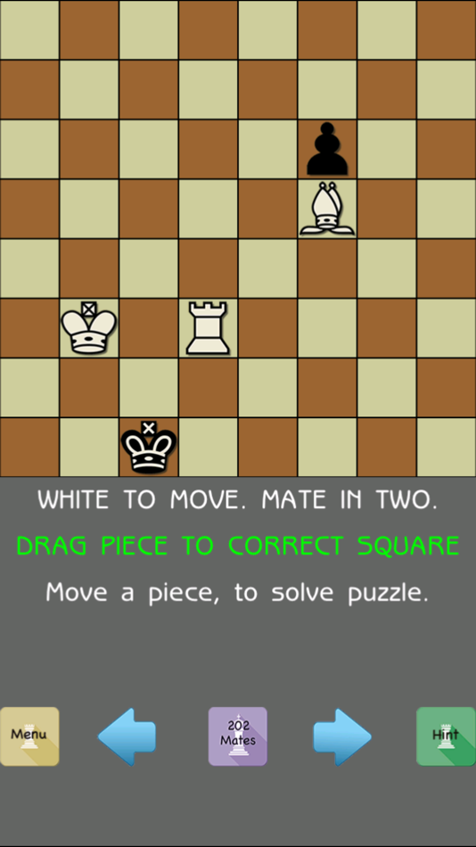 202 Chess Mate in TWO - 101 Chess Puzzles FREE - 1.1 - (iOS)
