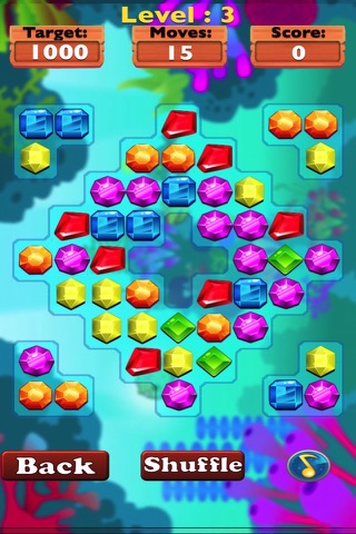 Diamond Crunch Star HD-Gem Swap Game! screenshot 2