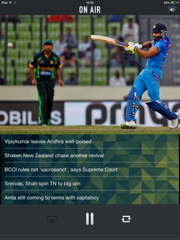 Screenshot #4 pour Cricket Live Commentary Radio