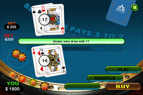 Blackjack 21 Free - The Ultimate Training and Card Betting Casino Platform screenshot 4