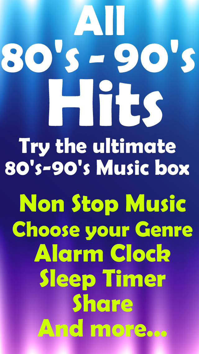 80s - 90s mega music hits player - Tune in to the best radio hits of the awesome 80's top 100 songs plus Rock and Pop