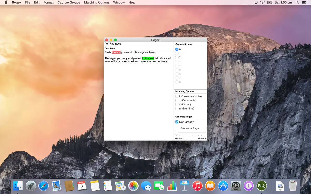 #1. Regex Tester/Builder (macOS) Ved: MotionObj