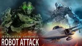 Game screenshot FighterJet Armored Robot Attack - 3D typhon aircraft carrier modern krypto war mod apk