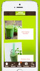 Grüne Smoothies Rezepte - Lecker und gesund screenshot #2 for iPhone