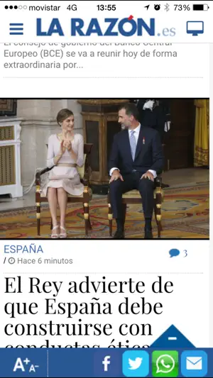 Diario La Razón screenshot 1