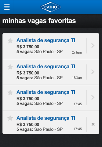 Vagas de Emprego e Jobs: Catho screenshot 3