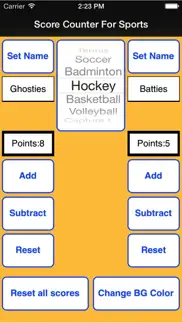 score counter for sports iphone capturas de pantalla 2