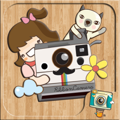 ‎RibbonCamera  by PhotoUp - Cute Stamps Frame Filter photo decoration app