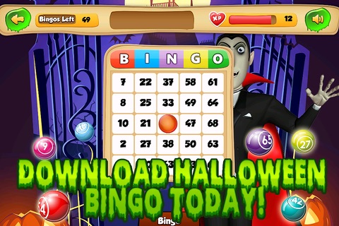 Abominable Halloween Trick or Treat Bingo screenshot 2