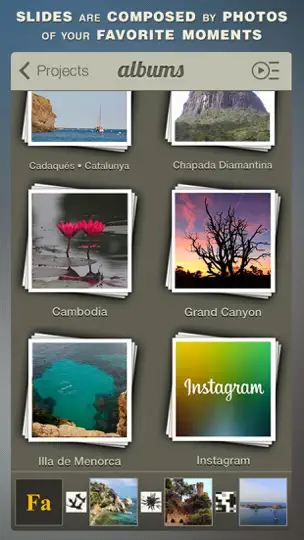 Screenshot von Slide X ● Slideshow Creator auf dem iPhone 2
