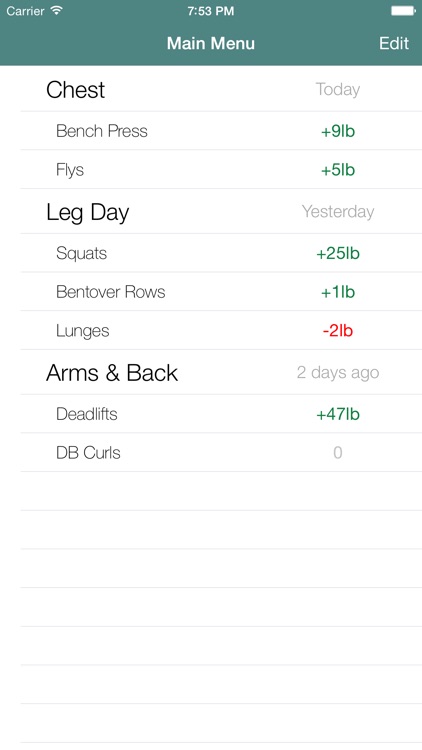 Muscle Train - Track Your Strength Gains