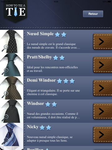 Screenshot #6 pour Noeuds de cravate