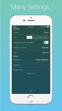 Weight Tracker! screenshot 3
