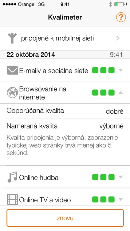 Orange Kvalimeter screenshot-4