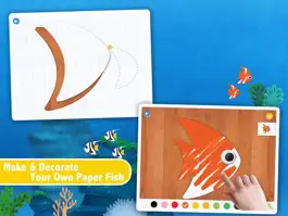 Game screenshot Labo Paper Fish - Make fish crafts with paper and play creative marine games apk