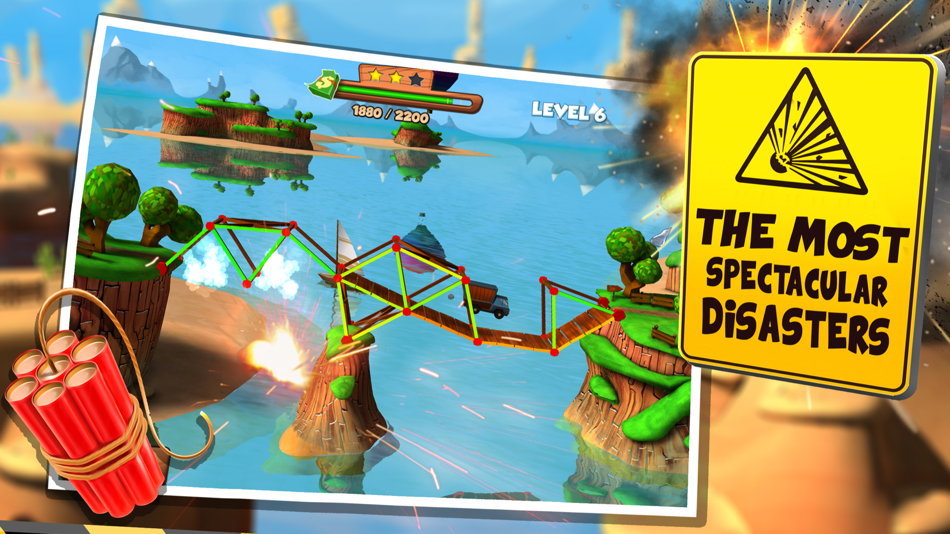 #3. Bridge Builder Simulator - Real Road Construction Sim (iOS) 由: BoomBit S. A.