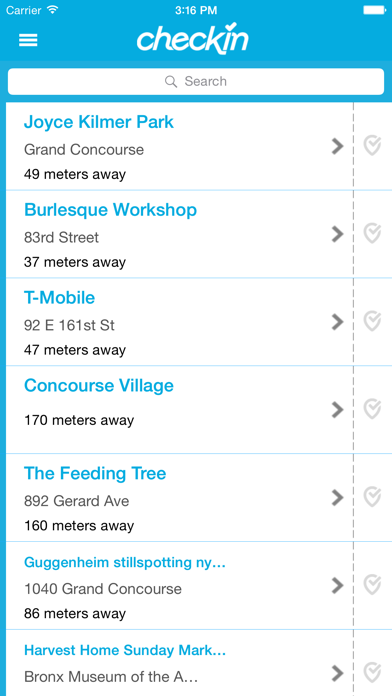 Screenshot #1 pour CheckIn - the mini Swarm client