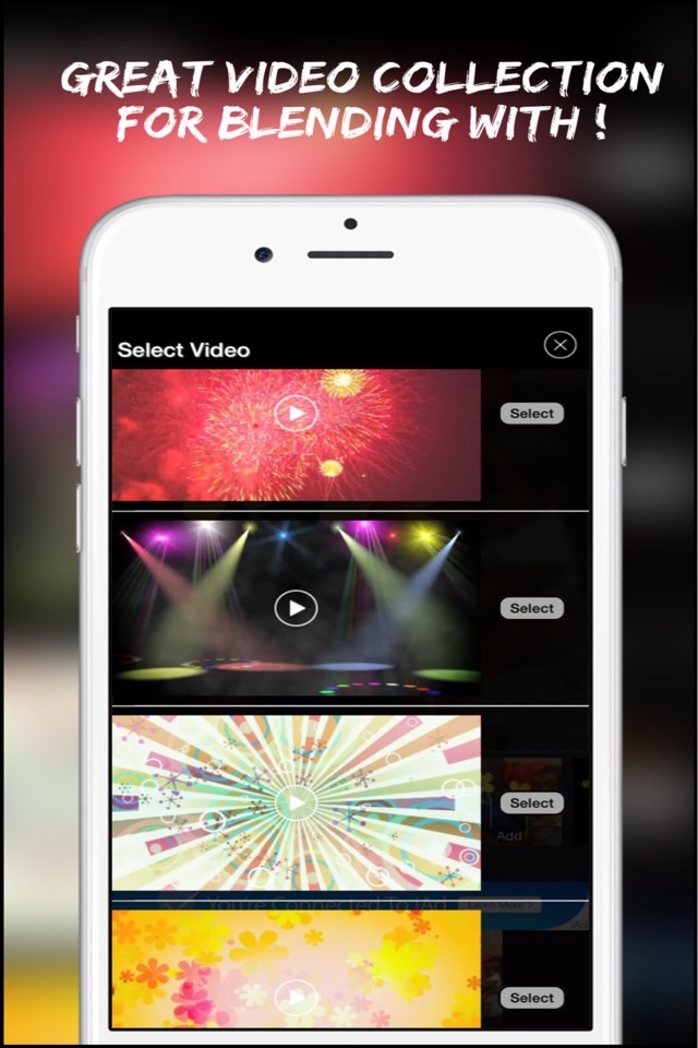 Video Blender Pro : Blend your videos and movie clips together instantly! screenshot 3