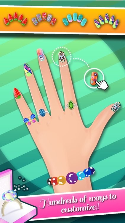 Celebrity Nail Art and Pretty Nail Polish Designs - Nail Makeover Salon