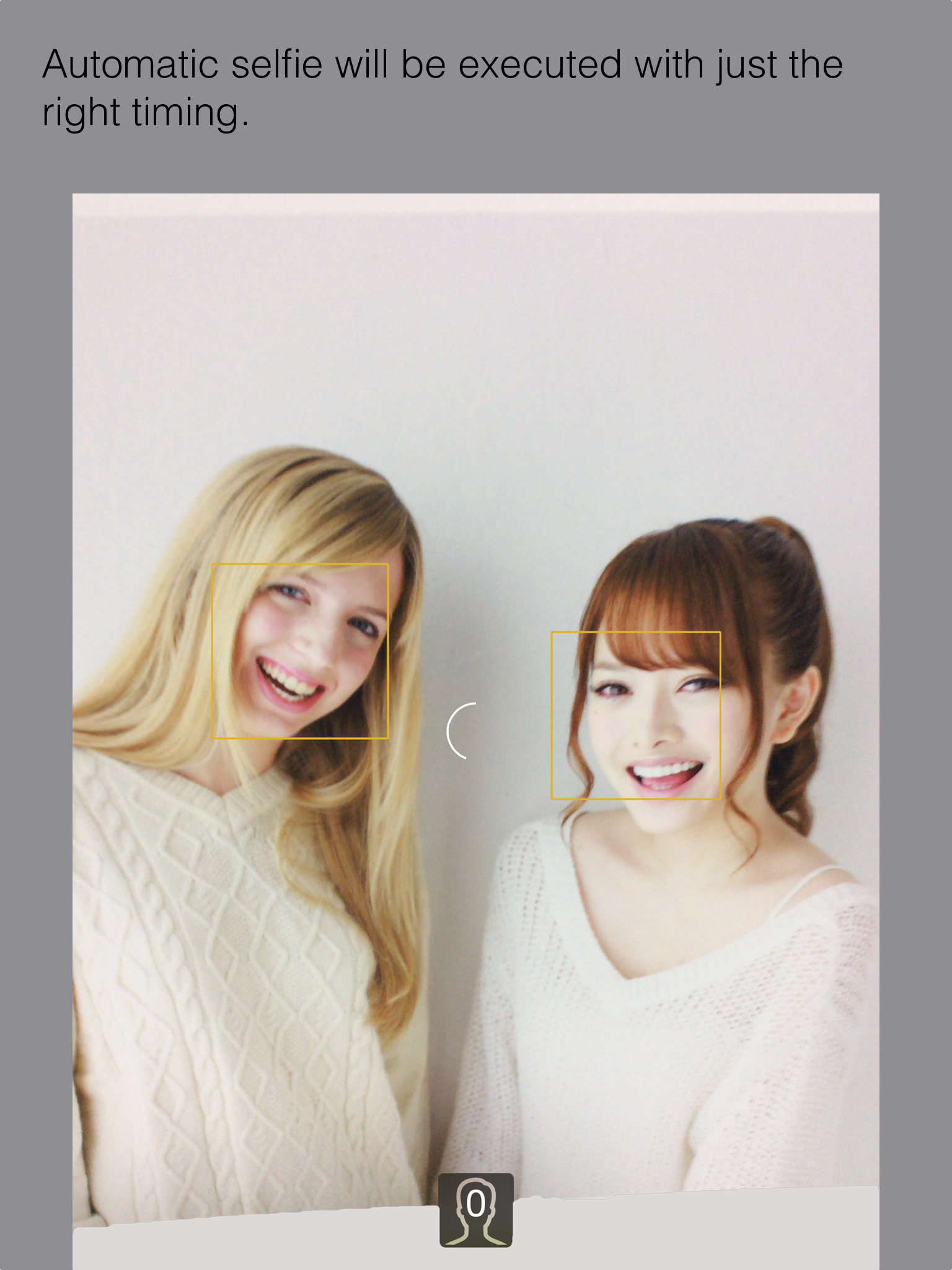 Selfies - Automatic selfie by multiple faces detection screenshot 5