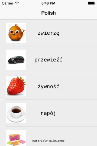 Learning Polish Basic 400 Words screenshot 3