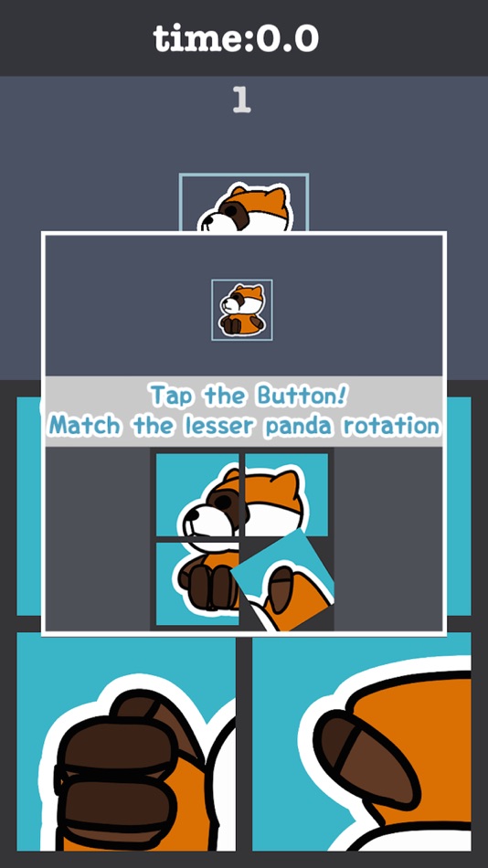#1. Rotate Lesser Panda Puzzle (iOS) 由: Hirofumi NAKANO