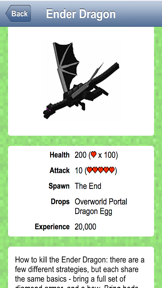 Wiki for Minecraft screenshot