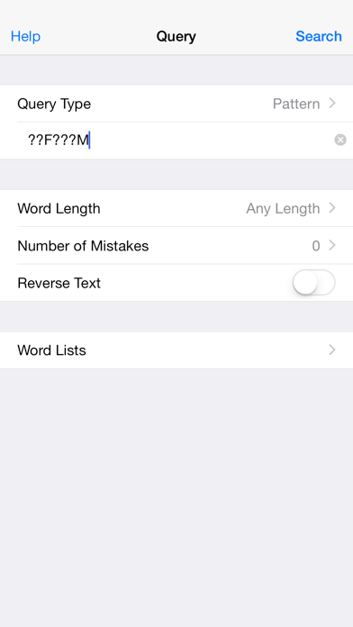 WordMan Dictionary Searcher iPhone screenshot