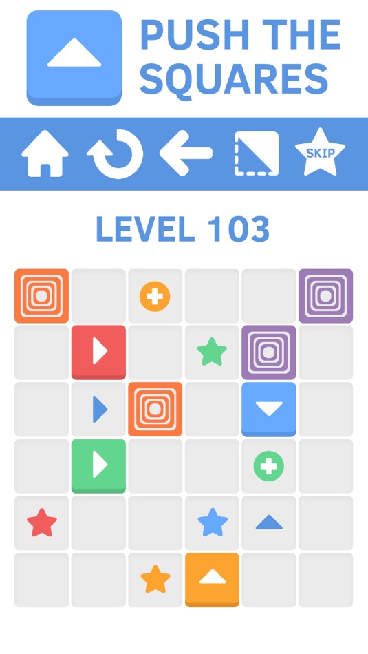 #4. Push The Squares (iOS) 由: Ketchapp