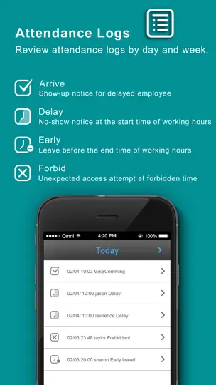 Captura de pantalla de EagleLinkIT - Access Control en iPhone 4
