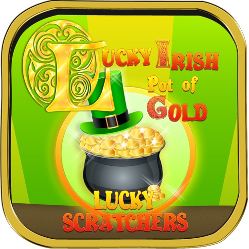 Lucky Irish Pot of Gold Lucky Scratch Card Lotto - Win Las Vegas Maga Jackpot