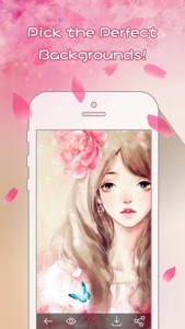 Girly Wallpapers - Adorable Backgrounds and Themes for iPhone and iPod touch screenshot #4 for iPhone