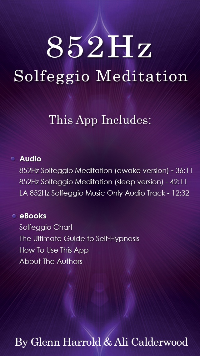 852Hz Solfeggio Sonic Meditation by Glenn Harrold & Ali Calderwood Screenshot