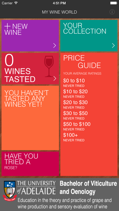 Screenshot #1 pour My Wine World.